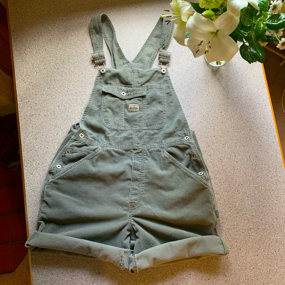 Old Navy Corduroy Overall Shorts Size Large